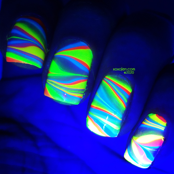 xoxoJen's swatch of Tonic: Neon Brights Nail Art