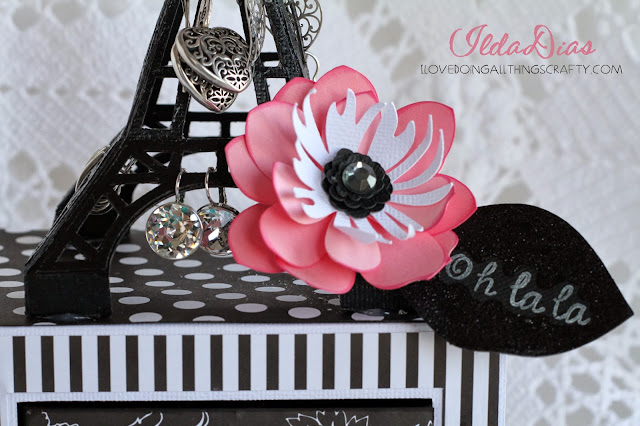 Parisian Armoire - DIY Paper Jewelry Display Stand and Storage | SVGCuts Files