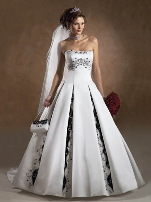  Beautiful  Strapless Wedding Gowns  Bridal  Wears
