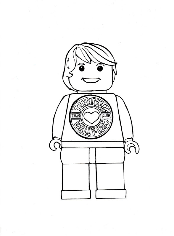 LEGO Coloring Sheet title=