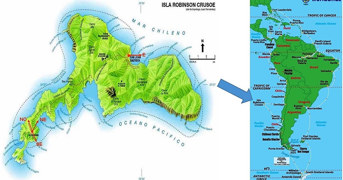 My Travel Blog: Tomorrow the ship visits Isla Robinson Crusoe, Chile