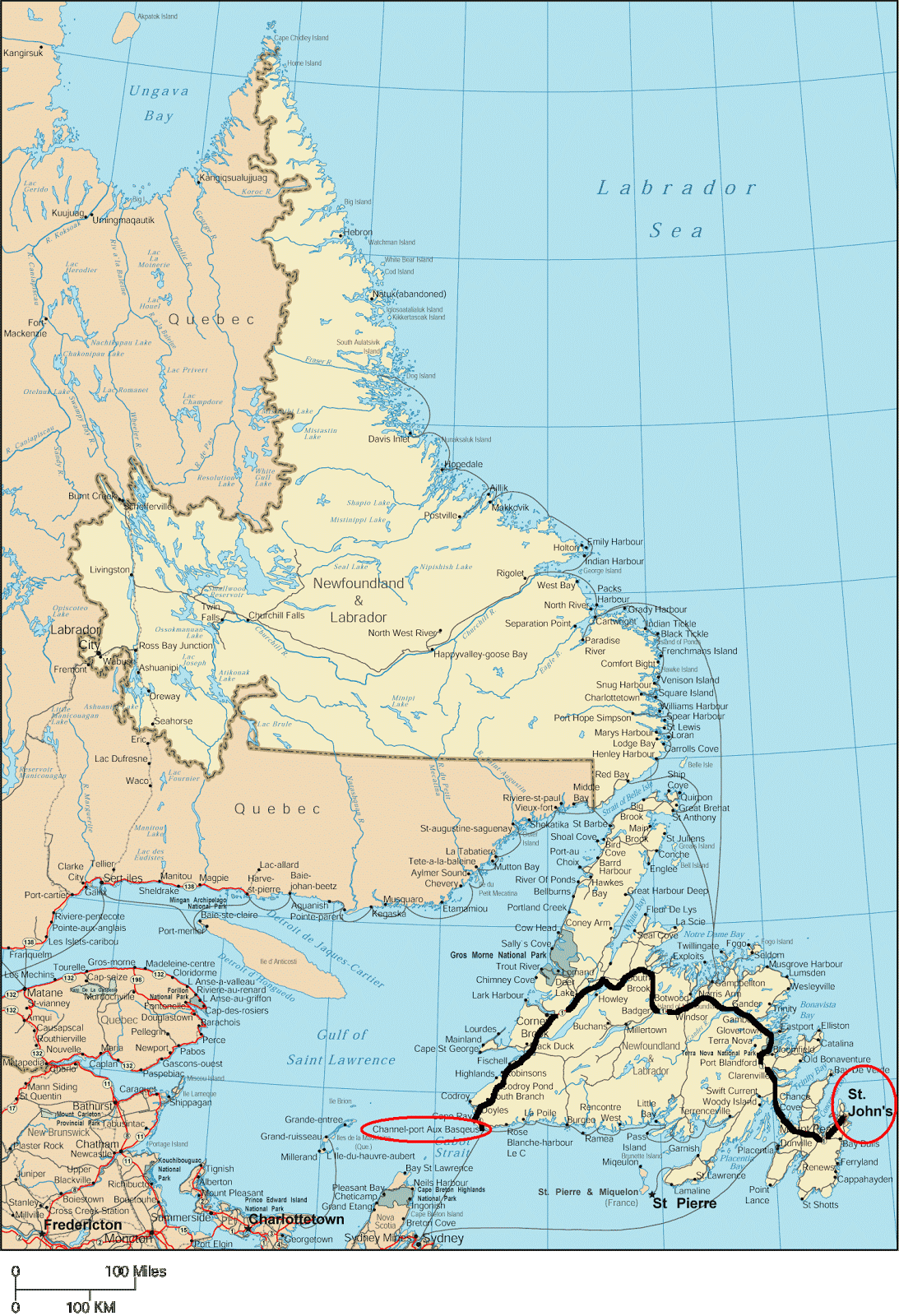 The Atlantic to Pacific 2011 road trip with my Shadow St. John's to