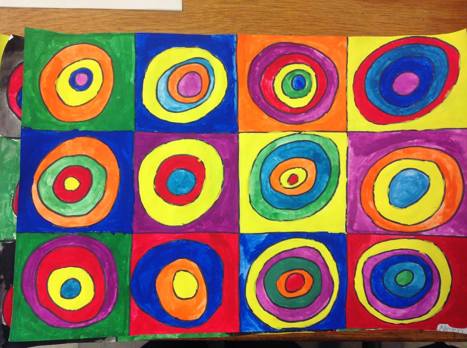 kandinsky concentric circles coloring pages - photo #12
