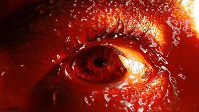 hd scary eyes wallpapers - blood eyes