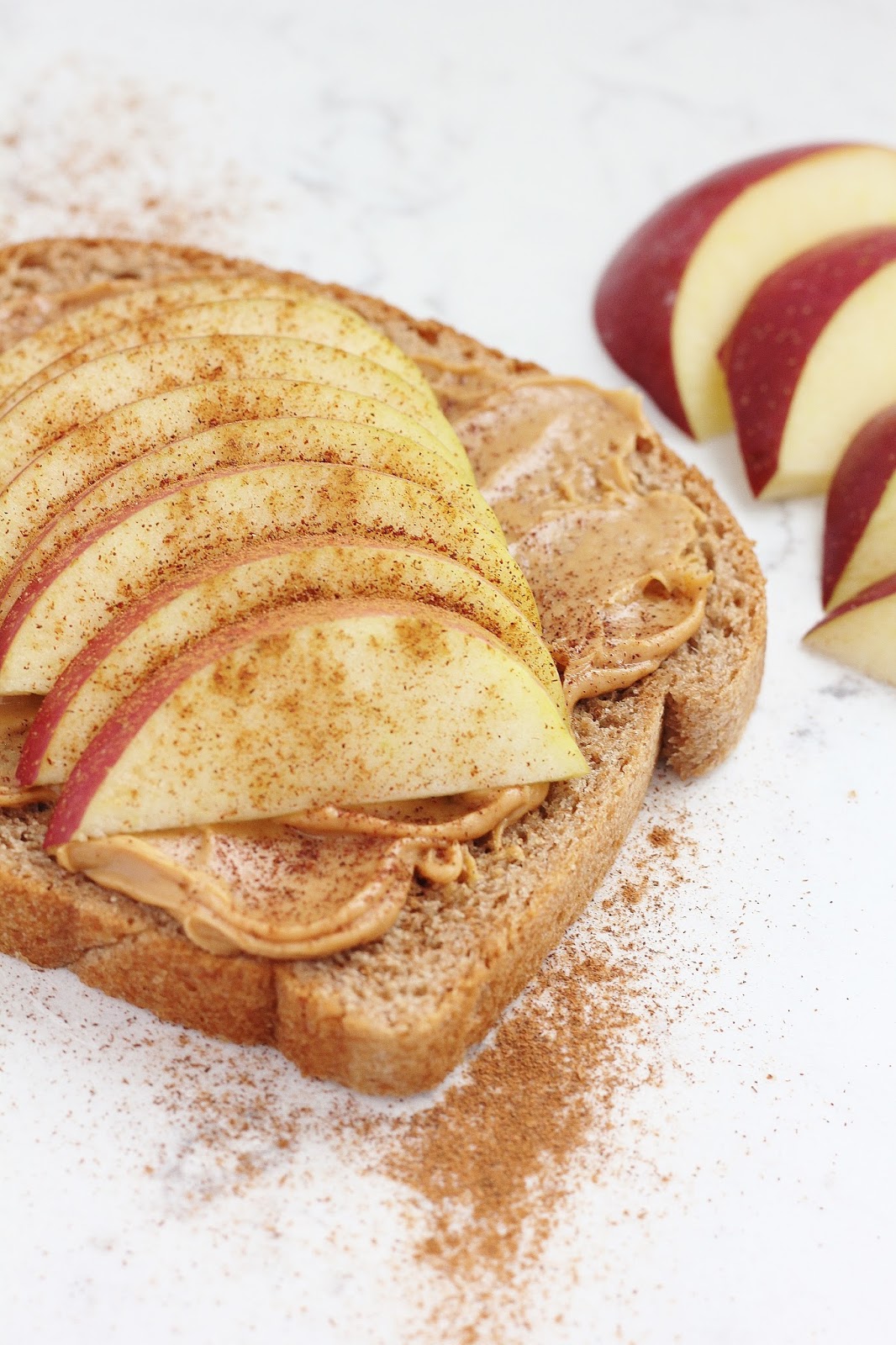 Breakfast Toast Week: Apple Cinnamon Peanut Butter Toast & Recap