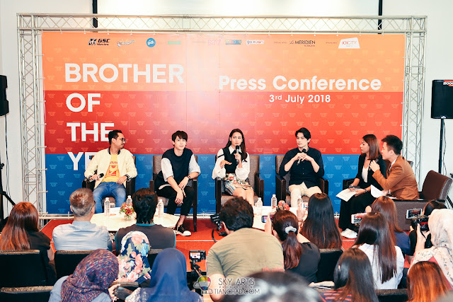 Brother Of The Year in Malaysia Press Conference #BrotherOfTheYearinMY #BrotherOfTheYear Nichkhun Sunny Suwanmethanont Urassaya director witthaya