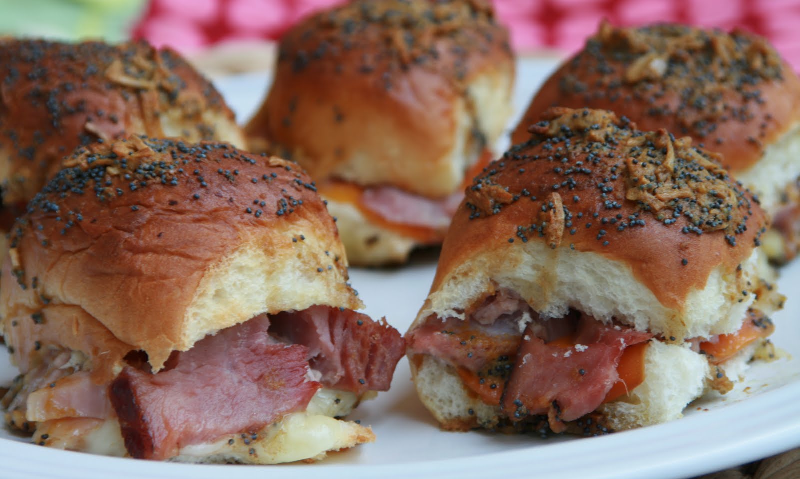 Cook Bake & Decorate Ham & Poppyseed Sandwiches