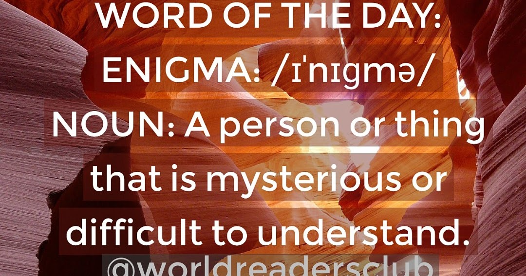 enigma in a sentence
