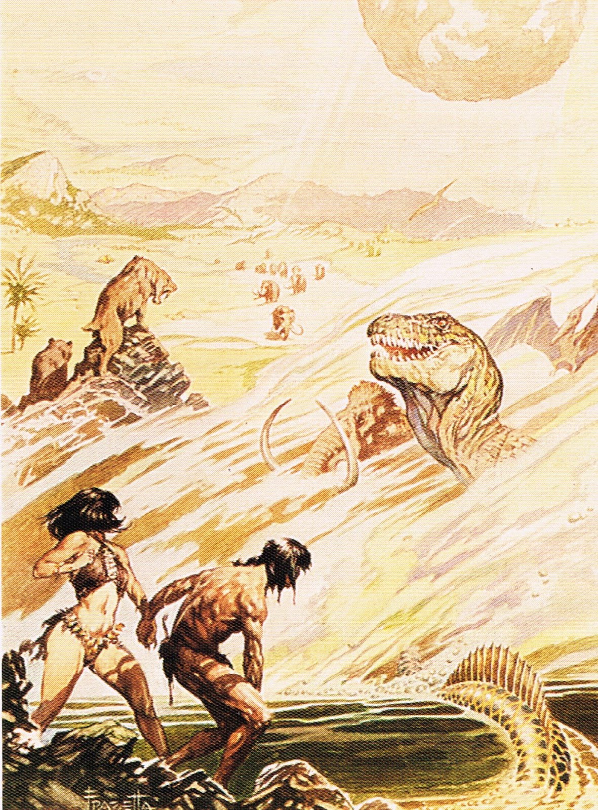 Cap'n's Comics Land Of Terror by Frank Frazetta