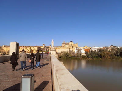 Crossing Roman Bridge, Córdoba