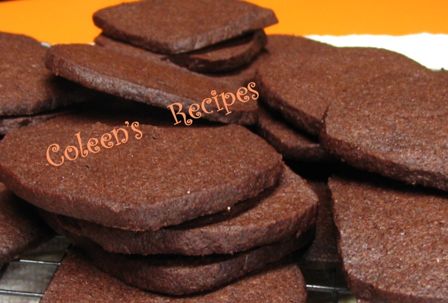 Coleen's Recipes EASY CHOCOLATE WAFER COOKIES
