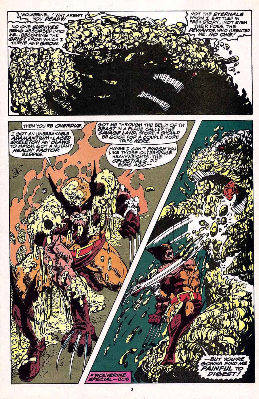 Wolverine v2 #23 page by John Byrne Wolverine v2 #23 marvel 1990s comic book page art by John Byrne