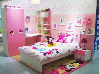 desain kamar tidur anak perempuan
