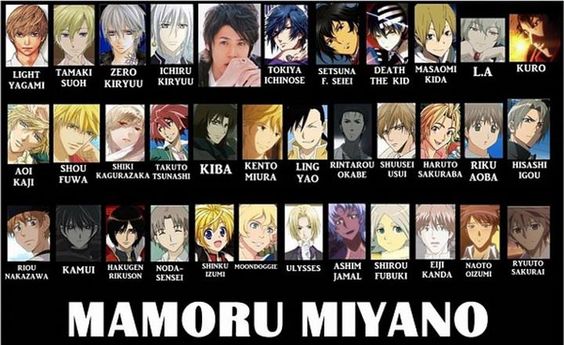 Personagens Com os Mesmos Dubladores! on X: Um dos maiores seiyuu do  Japão, Mamoru Miyano é um profissional incrível cheio de papéis icônicos!  Mamoru é conhecido por ser a voz do Light