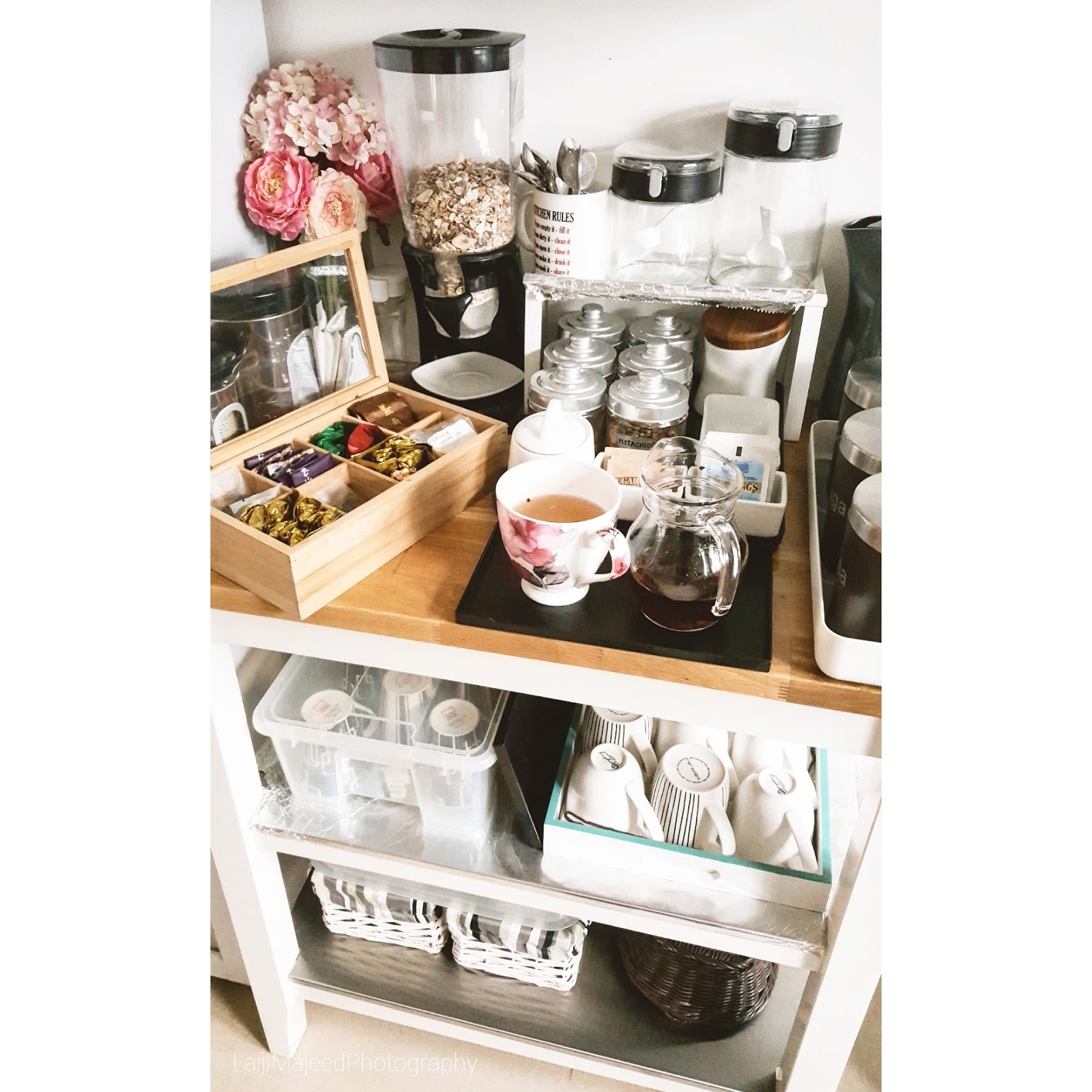 Laiji's Creative Corner: Tea / Coffee and Breakfast Station