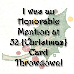 52 {Christmas} Card Throwdown