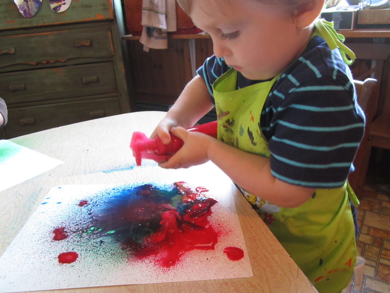 art and soul preschool Spray Painting