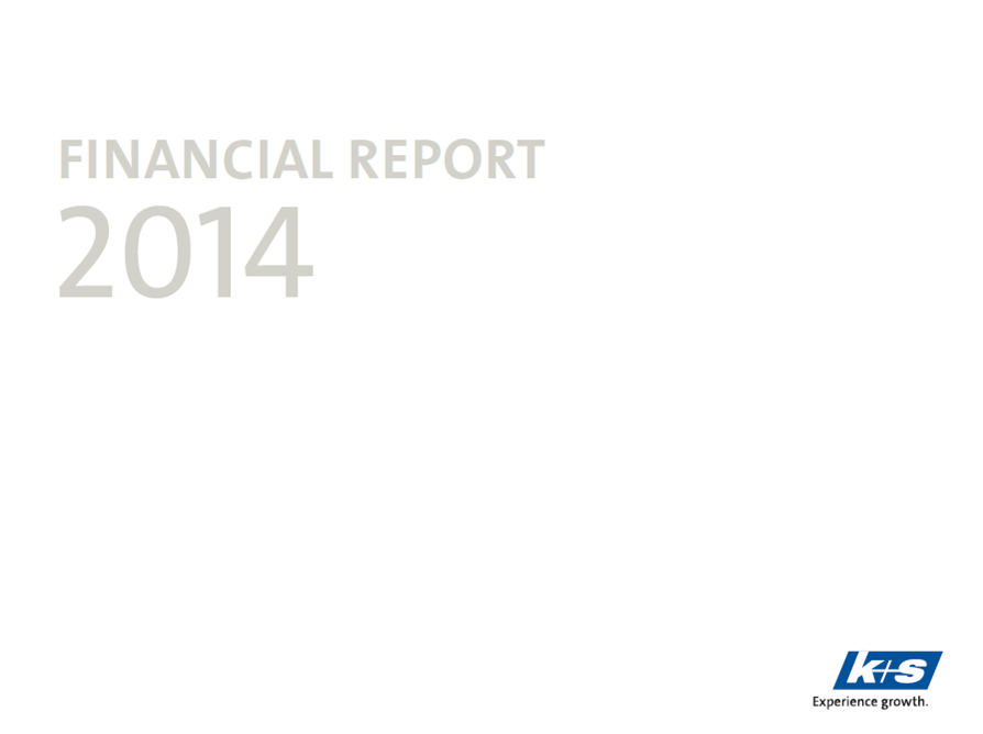 K+S, annual report, 2014, front page