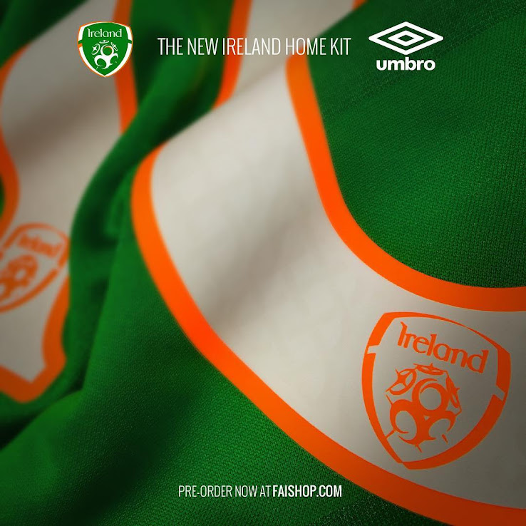 Ireland Euro 2016 Kits Revealed Footy Headlines