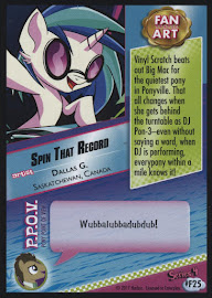 My Little Pony Spin that Record Series 4 Trading Card