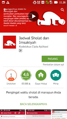 jadwal sholat aplikasi orang muslim