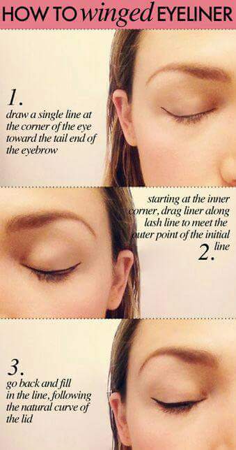 How to draw perfect  winged liner