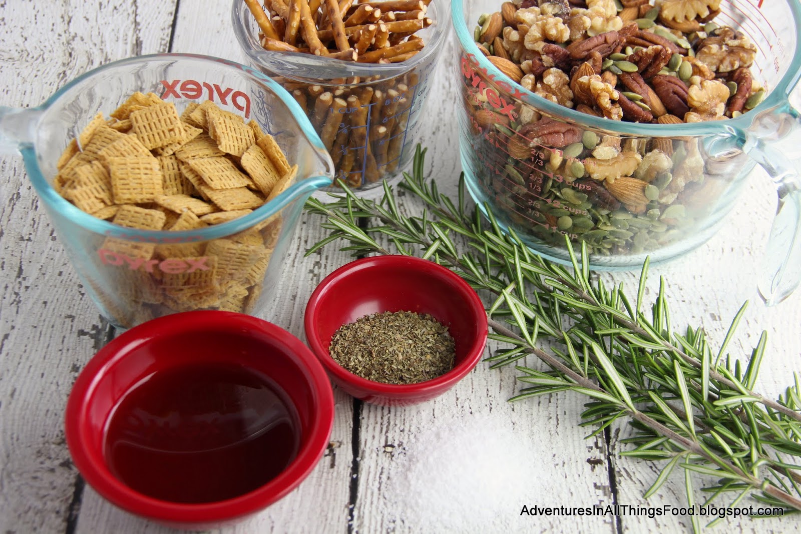 Adventures in all things food Savory Rosemary Italian Herb Nut Mix