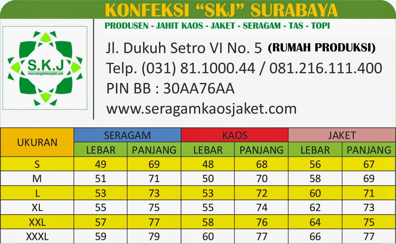 Konveksi Surabaya Tempat Pesan Kaos Promosi Surabaya