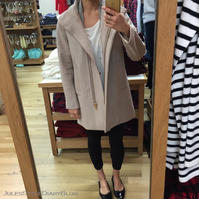 Jules Style Diary: J. Crew Factory City Coat Review