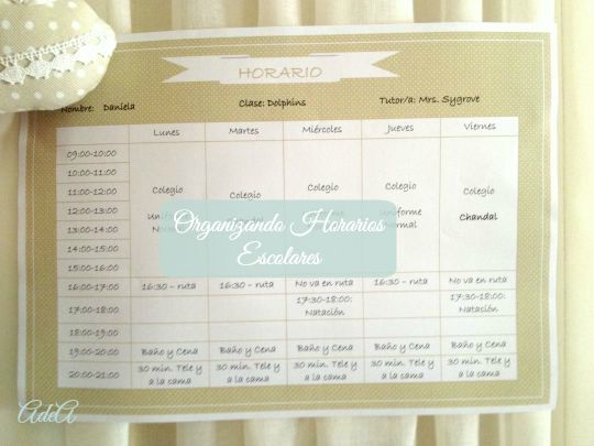 Organizando Horarios Escolares