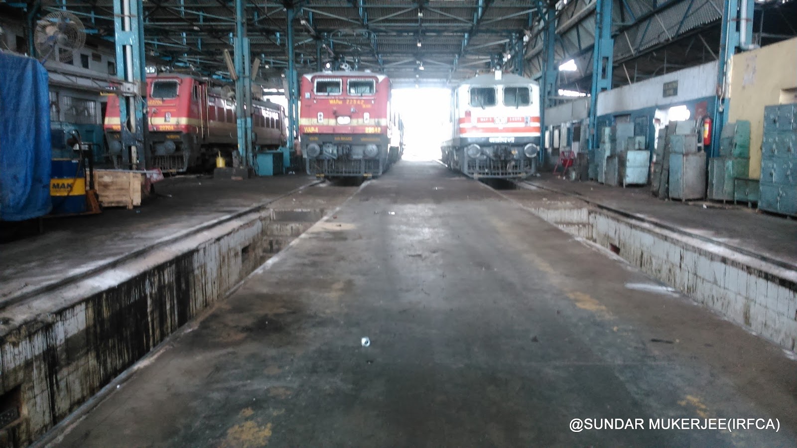 A visit to Vadodara(BRC) Loco Shed. Railways Sundar Mukherjee Rail