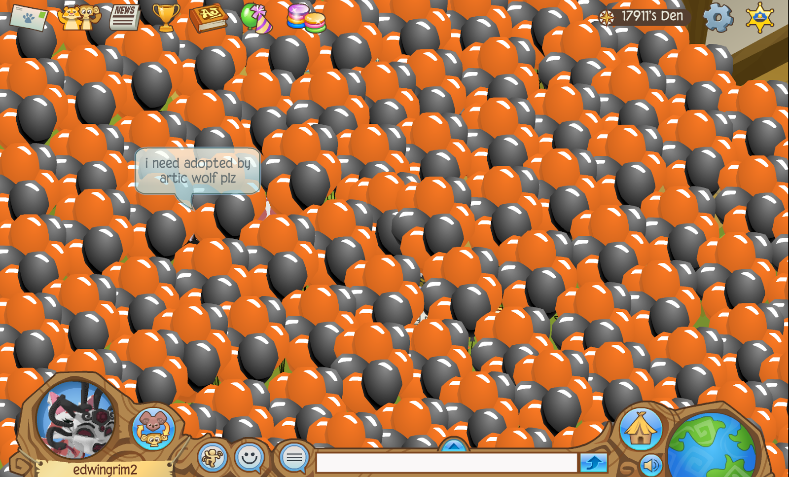 Juniper's Animal Jam Grove Eyeball Hat & Balloon Garden