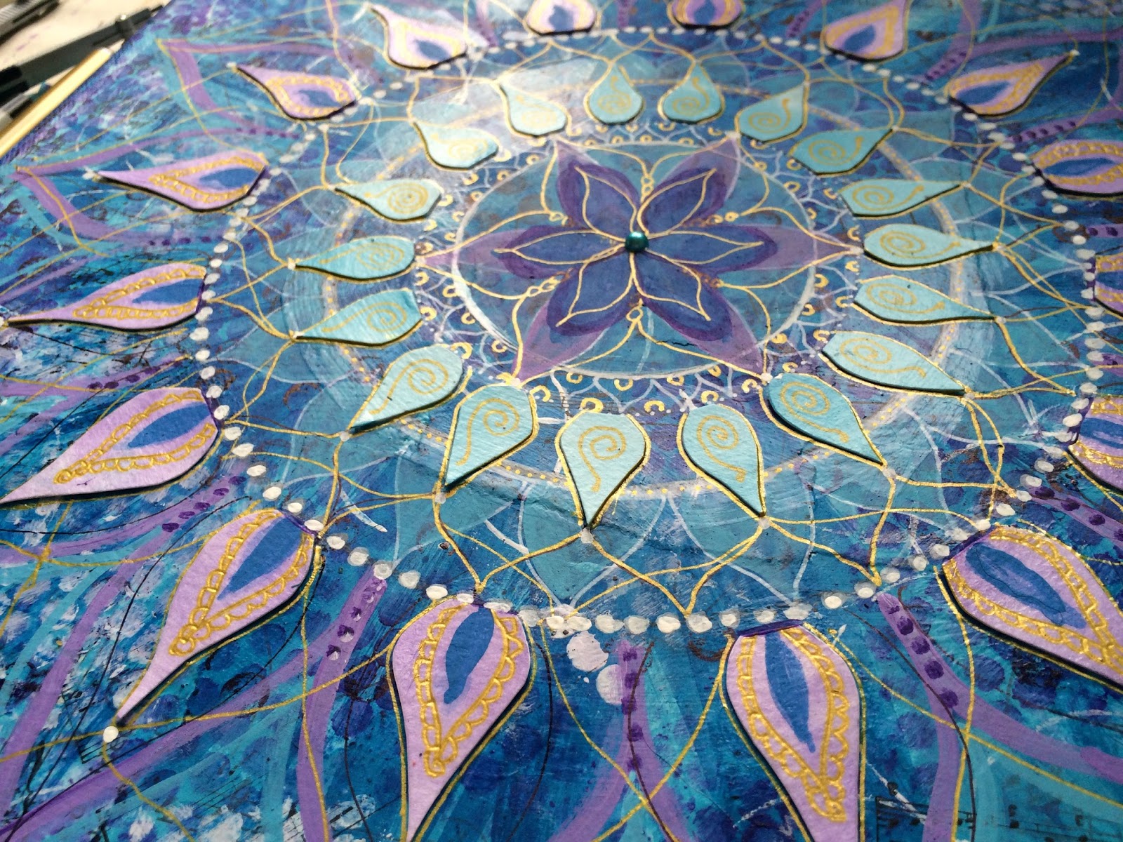 PaperTurtle Mandala Canvas Art