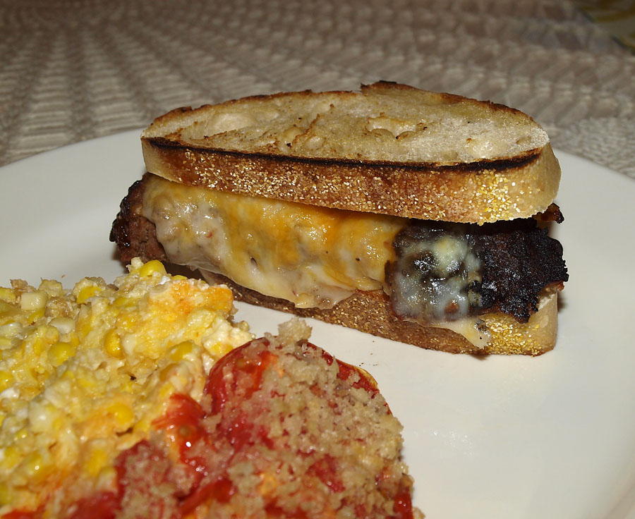 Pellet Smoker Cooking Kimchi Meatloaf and Fresh Corn Casserole