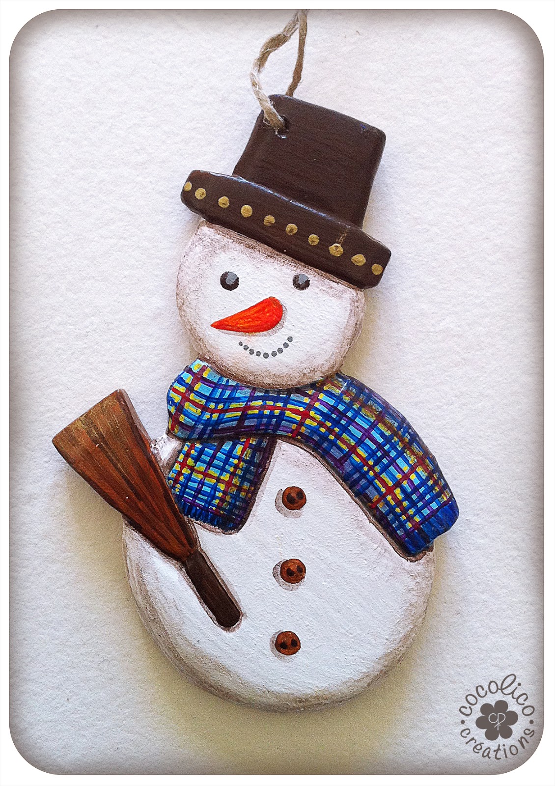 cocolicocreations Pères Noël et bonhommes de neige en