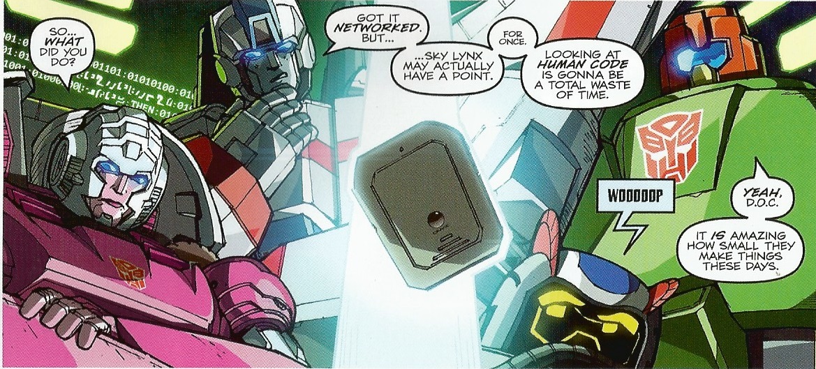 Aesir's Written Word IDW Transformers 42
