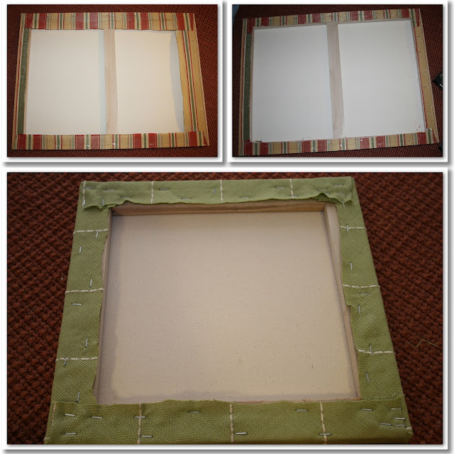 Command Central Fabric Covered Artist Canvas The Real Thing with the