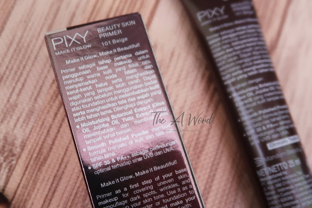REVIEW  Pixy Make It Glow Beauty Skin Primer 101 (Beige)