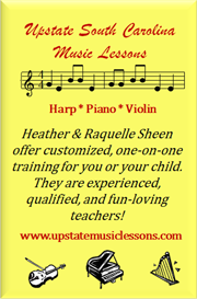 Upstate South Carolina Music Lessons!