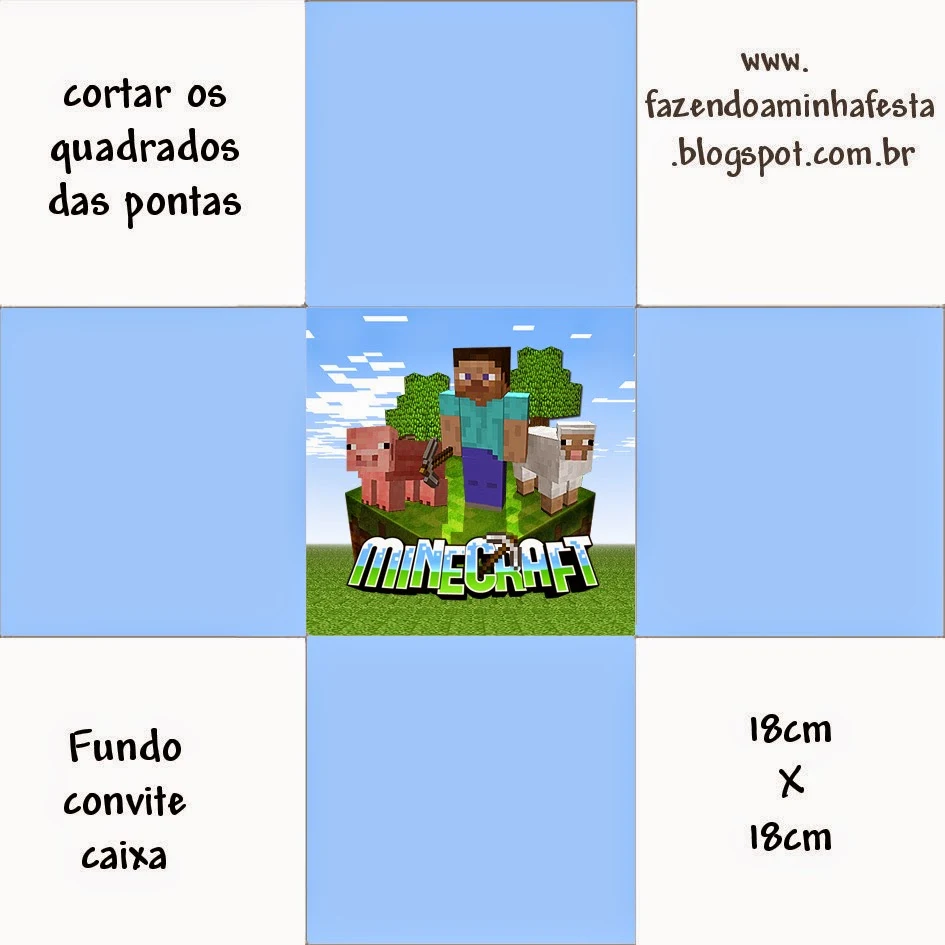 Minecraft Free Printable Boxes. - Oh My Fiesta! in english