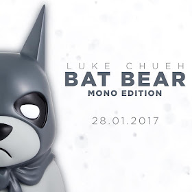 Bat Bear Mono Edition Resin Bust by Luke Chueh x Mighty Jaxx
