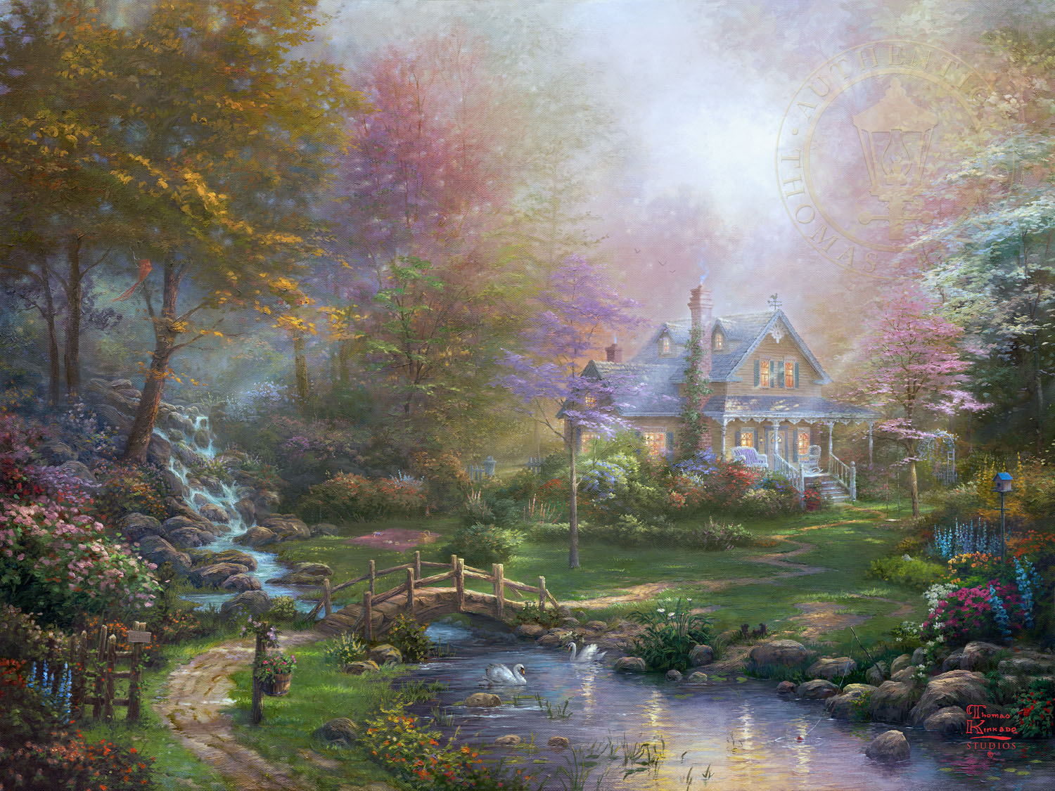 Thomas Kinkade (19582012) The Painter of Light 네이버 블로그