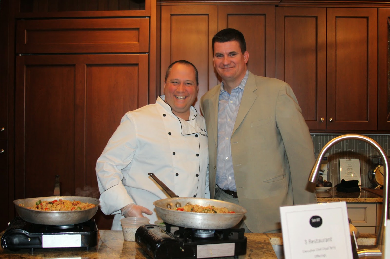 Pictured from Franklin's 3 Restaurant are Executive Chef Chad Terry and General Manager Brian Ravella