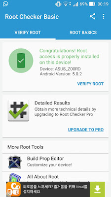 Root Checker Basic Root Zenfone 2 Laser ZE550KL/ZE500KG/Z00RD