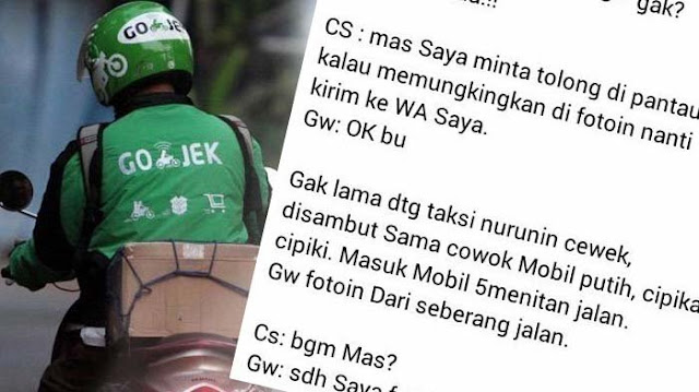 Driver Ojek Ini Diminta Ibu-ibu Buntuti Suaminya Ternyata Masuk Ke Hotel, Bersama Pelakor?