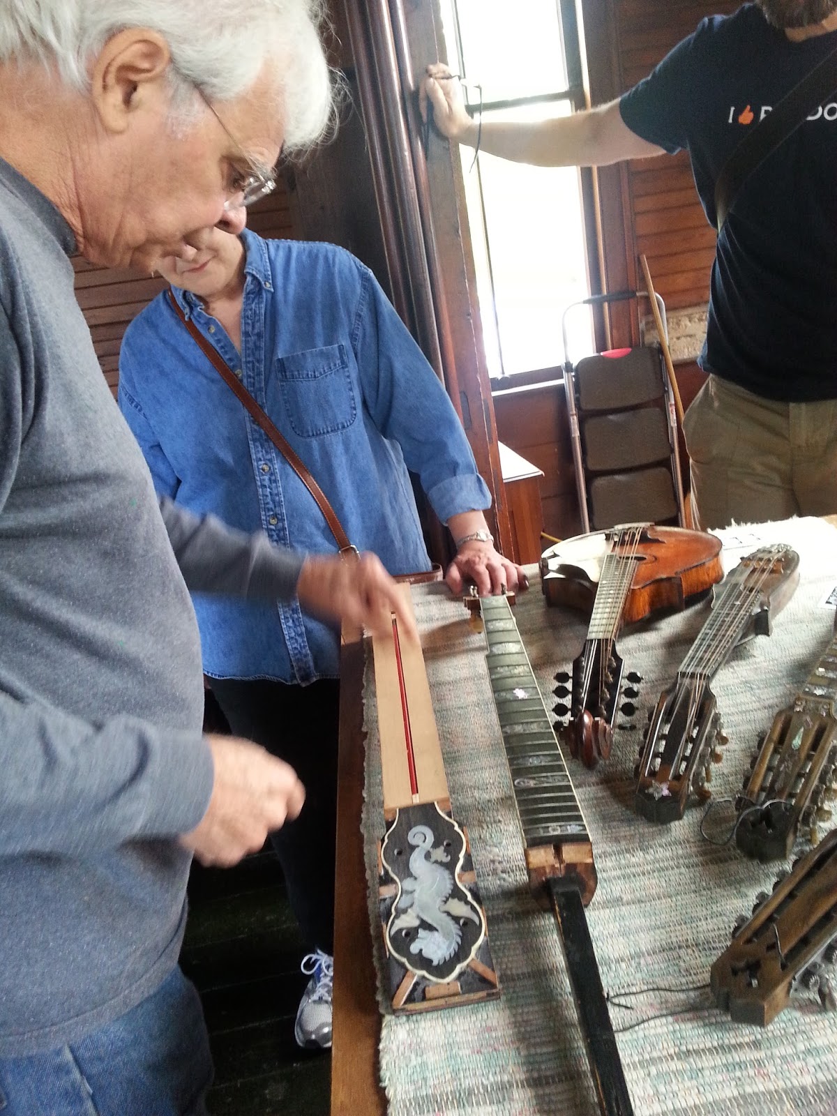 Master and Apprentice Banjo Builder in Historic Peninsula, Ohio