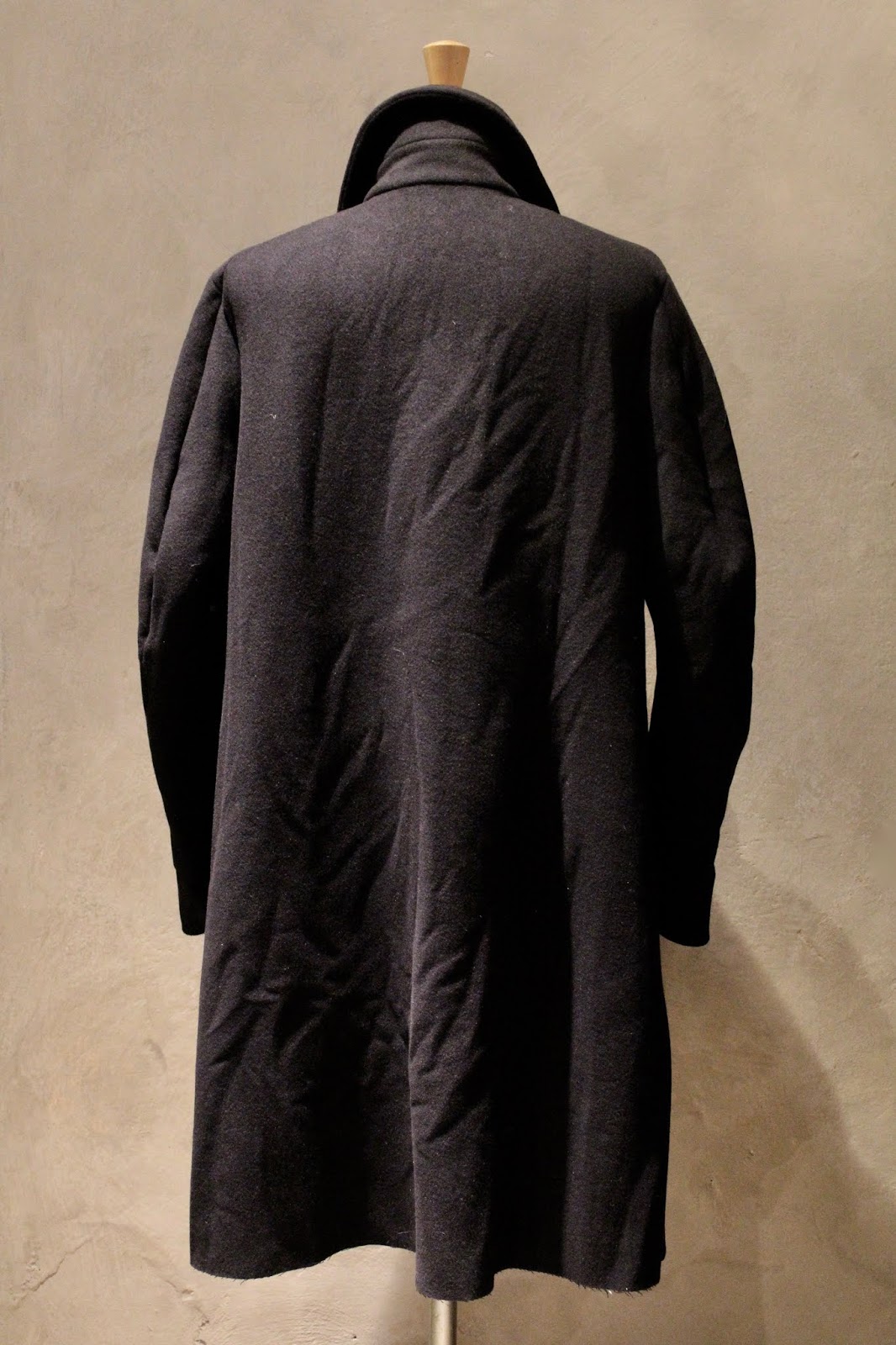 M.A+ FW1819 High Collar Wide Unlined Coat