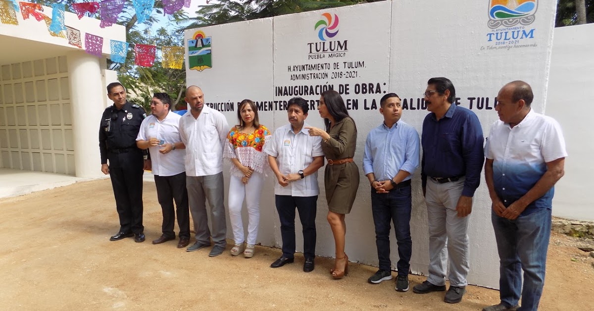 Inauguran obra de tumbas verticales en panteón municipal de Tulum