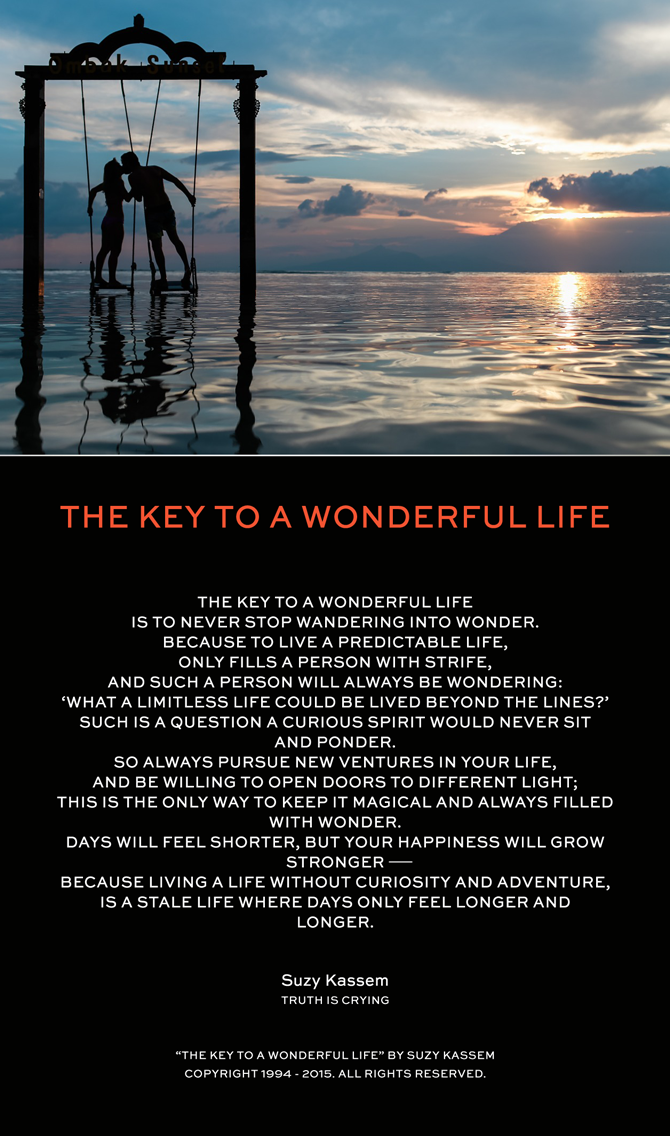 The Key to a Wonderful Life