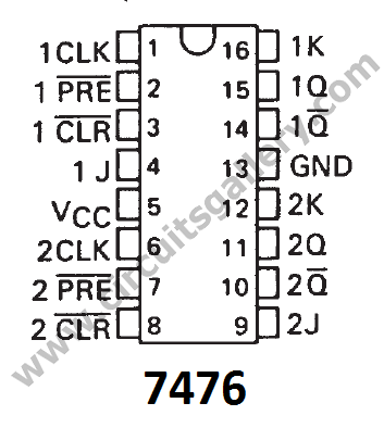 Ic 7476 Circuit Diagram